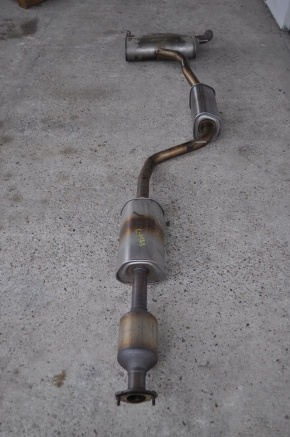 Exhaust line middle part Ford C-max MK2 13-18 with catalytic converter and barrel