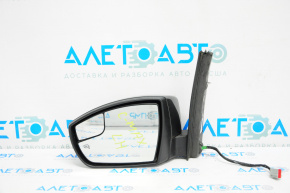 Left side mirror complete Ford C-max MK2 13-18 9 pins, turn signal, heated, graphite