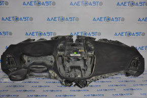 Torpedo front panel without AIRBAG Ford Escape MK3 13-16 prerest, bent frame, broken plan bard, broken crepe, scratches