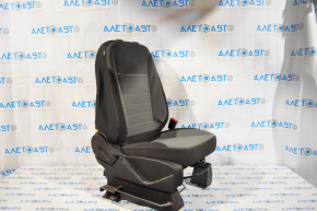Passenger seat Ford Escape MK3 13-15 without airbag, mechanical, cloth gray, without headrest