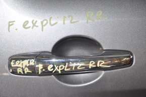 Door handle outer rear right Ford Explorer 11-19 chrome