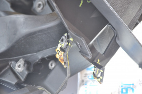 Torpedo front panel without AIRBAG Ford Fiesta 11-19 black broken frame, scratches