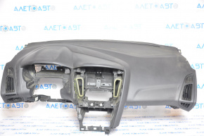 Dashboard front panel without AIRBAG Ford Focus mk3 15-18 rest scrapped crepe, body crack, pressed