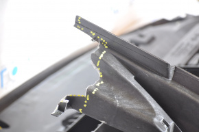 Dashboard front panel without AIRBAG Ford Focus mk3 15-18 rest scrapped crepe, body crack, pressed