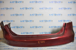 Rear bumper bare Ford Focus mk3 15-18 rest 4d red torn for repair