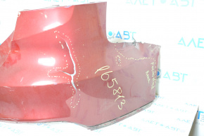 Rear bumper bare Ford Focus mk3 15-18 rest 4d red torn for repair