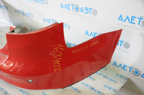 Rear bumper bare Ford Focus mk3 15-18 rest 4d for parking sensors