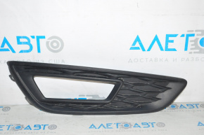 Ford Focus mk3 15-18 right bumper grille, type 2, fog light mount