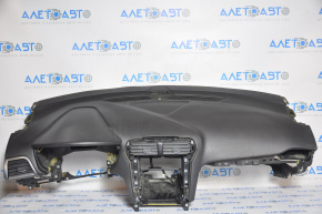 Torpedo front panel without AIRBAG Ford Fusion mk5 13-20 breakage of the jumper above the glove compartment, pokes, breakage of the fastener, without plugs