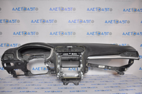 Torpedo front panel without AIRBAG Ford Fusion mk5 13-20 contact with water scratches broken plan bard, broken fasteners, without plugs
