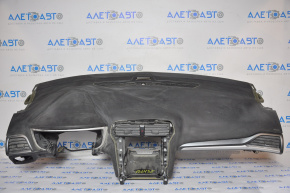 Torpedo front panel without AIRBAG Ford Fusion mk5 13-20 contact with water scratches broken plan bard, broken fasteners, without plugs