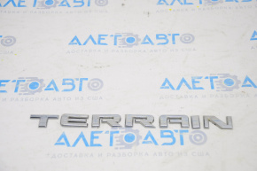 Emblem inscription terrain front right GMC Terrain 10-17