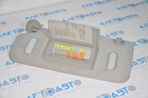 Left visor GMC Terrain 10-17 gray