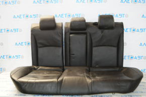 Rear seats, 2nd row, Honda Civic X FC 16-21, 4d leather, black, 3-piece