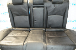 Rear seats, 2nd row, Honda Civic X FC 16-21, 4d leather, black, 3-piece