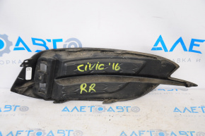 Right rear bumper grille for Honda Civic X FC 16-21 4D structure