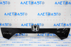 Honda Civic X FC 16-21 4D trunk lid molding with emblem