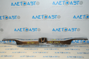 Upper trunk door molding Honda CRV 15-16 chrome with emblem