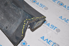 Right threshold Hyundai Sonata 15-17 SE torn broken fastener
