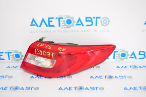 Light outer wing right Hyundai Sonata 15-17 usa lamp