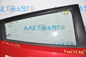 Molding door-glass central rear right Hyundai Veloster 12-16
