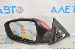 Left side mirror complete Hyundai Veloster 12-13 5 pins, red
