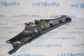 Trunk door trim right Hyundai Veloster 12-17 black