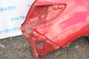 Quarter wing rear right Hyundai Veloster 12-13 prerest red P9R without sunroof putty
