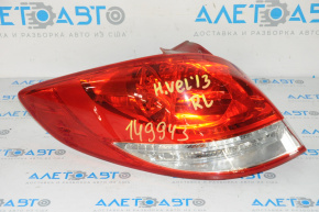Left headlight Hyundai Veloster 12-17 lamp, scratches
