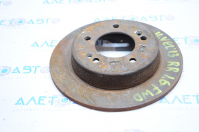 Brake disc rear right Hyundai Veloster 12-17