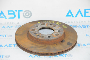 Front left brake disc Hyundai Veloster 12-17