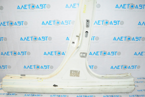 Body pillar central left Infiniti FX35 FX45 03-08 white, dented threshold and pillar, sawed off
