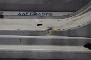 Body pillar central left Infiniti FX35 FX45 03-08 white, dented threshold and pillar, sawed off