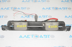 Infiniti G25 G35 G37 4D 06-15 Rear Bumper License Plate Light with Bracket