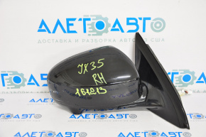 Side mirror right complete Infiniti JX35 QX60 13-15 prerest 16 pins, camera, heating, black