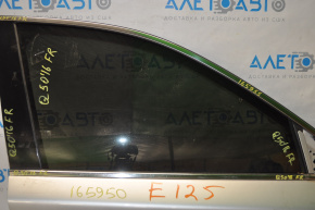 Front right door glass Infiniti Q50 14-18 Pilkington