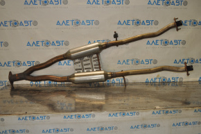 Exhaust line middle part rear Infiniti Q50 14-20 RWD