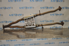 Exhaust line middle part rear Infiniti Q50 14-20 RWD