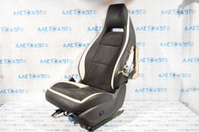 Driver's seat Infiniti QX30 17-19 without airbag, sport, electric, black leather, shot