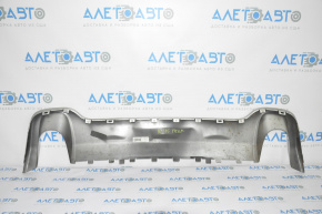 Rear bumper trim lower Jeep Cherokee KL 14-14 for 2 pipes, gray
