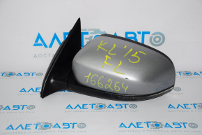 Left side mirror complete Jeep Cherokee KL 14-18 7+2 pins, turn signal, heating, backlight, gray