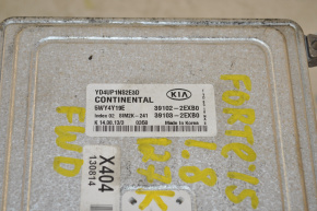 ECU block engine computer Kia Forte 4d 14-16 pre-rest 1.8 automatic transmission