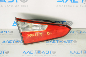 Inner taillight trunk lid left Kia Forte 4d 14-16 dorest halogen