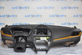 Dashboard front panel without AIRBAG Lincoln MKC 15-19 black THX, cut