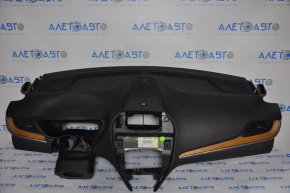 Dashboard front panel without AIRBAG Lincoln MKC 15-19 black THX, cut