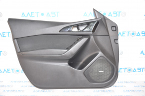 Door trim card front left Mazda 3 14-16 BM black, BOSE