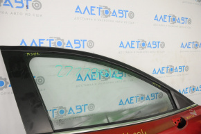 Upper door molding front right Mazda 3 14-18 BM black