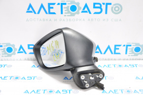 Left side mirror assembly Mazda 6 13-16 sport 5 pins, gray