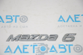 Mazda 6 emblem inscription trunk lid Mazda 6 13-17