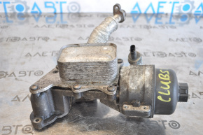 Engine oil filter housing with heat exchanger Mini Cooper Clubman R55 07-14 1.6 turbo